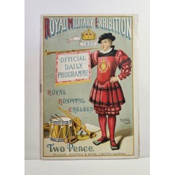 ROYAL MILITARY EXHIBITION 1890 OFFICIAL DAILY PROGRAMME - ORIGINALE